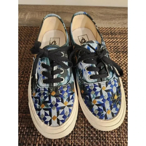 Vans 44D Anaheim Factory Mixed Mosaic Sneaker - Men's 5.5 / Women's 7 - Picture 1 of 9